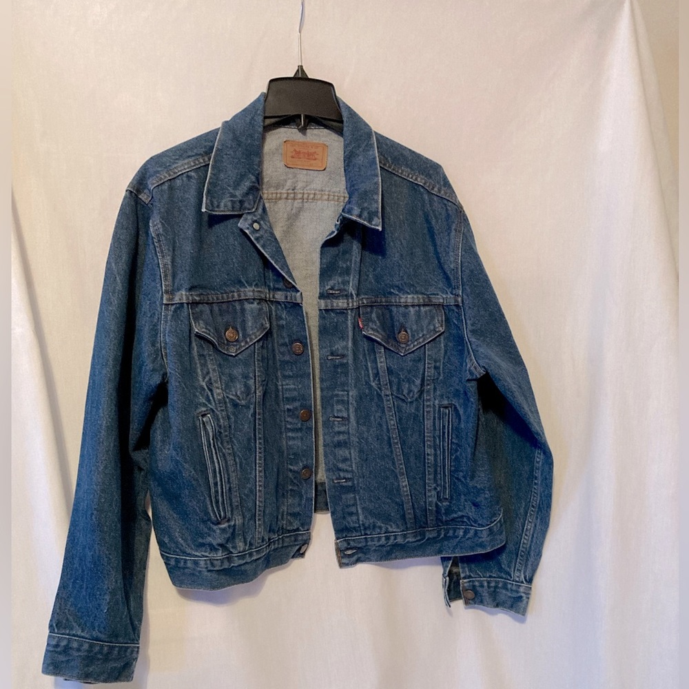 Levis Size 50 Red Tag Denim Trucker Jacket 70506-0216